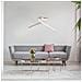 Lampadario Moderno Palozza Led Alluminio Rosa E Oro Rosa - Foto miniatura 1