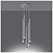 Sollux Lighting Lampada A Sospensione Pastelo 5p Bianco Sl.1175 - Moderno Lampade A Sospensione Bianco 110x25x25 Cm - Foto miniatura 3