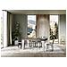 Tavolo Allungabile 90x160/420 Cm Spimbo Mix Piano Bianco Frassino - Gambe Noce - Noce /bianco Frassino - Foto miniatura 6