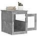 Gabbia Cani Arredamento Grigio Cemento 55x75x65cm Multistrato - Foto miniatura 4