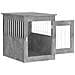 Gabbia Cani Arredamento Grigio Cemento 55x75x65cm Multistrato - Foto miniatura 5