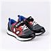 Scarpe Sportive Per Bambini Grigio Rosso 27 - Foto miniatura 6