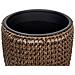 Set Di 3 Vasi Per Piante Berberis Rattan Sintetico 34/45 Cm Marrone Scuro - Foto miniatura 5