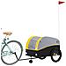 Rimorchio Da Bici Nero E Giallo 45 Kg In Ferro - Foto miniatura 3