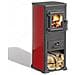 Stufa A Legna Con Struttura In Acciaio E Vano Porta Legna 5,3 Kw - Red - Foto miniatura 1