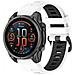 Cinturino In Silicone Bianco E Nero Compatibile Con Garmin Fenix 8/enduro 3/fenix E 26 Mm - Foto miniatura 2