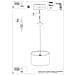 Lampada A Sospensione Princess 40 Sl. 1415 - Moderno Lampade A Sospensione Multicolore 95x40x40 Cm - Foto miniatura 3
