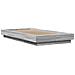 Giroletto Luci LED Grigio Sonoma 90x190 cm in Legno Multistrato - Foto miniatura 5
