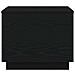 Tavolino da Salotto con Luci LED Rovere Nero 50x50x40 cm - Foto miniatura 9