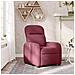 Poltrona Reclinabile In Tessuto Rosso Vino - Foto miniatura 1