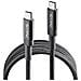 KNOT 65W-3 cavo USB USB 2.0 3 m USB C Nero - Foto miniatura 1