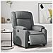 Poltrona Reclinabile Elettrica Grigia in Similpelle - Foto miniatura 2