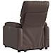 Poltrona Alzapersona Elettrica Reclinabile Marrone Similpelle - Foto miniatura 5