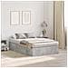 Struttura Letto con Contenitore Grigio Cemento 120x190 cm - Foto miniatura 2