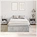 Struttura Letto con Contenitore Grigio Cemento 120x190 cm - Foto miniatura 5