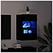 Mobile TV LED  Nero Rovere 40x30x60,5cm in Legno ingegnerizzato - Foto miniatura 5