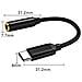 Adattatore Audio 3.5mm A Type-c Black - Foto miniatura 2