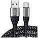 Cavo Di Ricarica Rapida Usb-c 60w (confezione Da 2), Cavo Usb A Tipo-c In Nylon Intrecciato 2 Metri - Foto miniatura 1