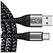 Cavo Di Ricarica Rapida Usb-c 60w (confezione Da 2), Cavo Usb A Tipo-c In Nylon Intrecciato 2 Metri - Foto miniatura 2