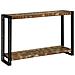 Tavolo consolle 120 x 33 x 75 cm legno massello di riciclo - Foto miniatura 2