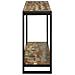 Tavolo consolle 120 x 33 x 75 cm legno massello di riciclo - Foto miniatura 4
