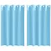 Tende con tende 2 pcs Azzurro Poliestere - Foto miniatura 1