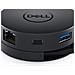 Mobile Adapter DA300 Cablato USB 3.2 Gen 2 (3.1 Gen 2) Type-C Nero - Foto miniatura 2