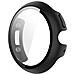 Custodia Protettiva Compatibile Con Google Pixel Watch 4 45mm - Copertura Completa In Pc + Vetro Temperato Black - Foto miniatura 1