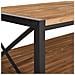 Tavolino Da Caffè In Metallo E Legno 122x60x43,5h Cm - Foto miniatura 4