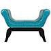 Sgabello In Similpelle Blu 90x40x65h - Foto miniatura 2