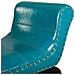 Sgabello In Similpelle Blu 90x40x65h - Foto miniatura 4