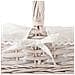 Cestino Laccato Bianco Foderato 50x33x30h - Foto miniatura 4