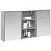 Set di Armadi da Bagno con lo scaffale 3 pcs 126 x 16 x 62.5 cm - Foto miniatura 3
