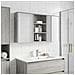 Set di Armadi da Bagno con lo scaffale 3 pcs 126 x 16 x 62.5 cm - Foto miniatura 4