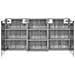 Set di Armadi da Bagno con lo scaffale 3 pcs 126 x 16 x 62.5 cm - Foto miniatura 7