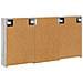 Set di Armadi da Bagno con lo scaffale 3 pcs 126 x 16 x 62.5 cm - Foto miniatura 9