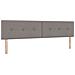 Letto box spring con materasso Tortora 200 x 200 cm Tessuto - Foto miniatura 5