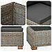 3 pz Set Lounge in Rattan con Cuscini GENDT Rattan naturale - Foto miniatura 3
