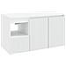 Set di mobili per il bagno 2 pz Bianco Legno ingegnerizzato - Foto miniatura 1