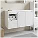 Set di mobili per il bagno 2 pz Bianco Legno ingegnerizzato - Foto miniatura 8