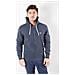Felpa Uomo C-life Full Zip Con Cappuccio Xxl Blu - Foto miniatura 1
