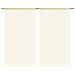 2 Pz Tende A Fili 100x250 Cm Beige - Foto miniatura 2