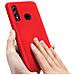Cover Silicone Huawei P Smart 2019 / Honor 10 Lite Semi-rigida Soft Touch Rosso - Foto miniatura 5