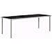 Tavolo Da Giardino Nero 220x90x74,5 Cm In Acciaio - Foto miniatura 1