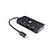 Black Usb C Adapterusb C To Usb3.0 Rj45 Hdmi Vga - Foto miniatura 3