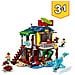 31118 Surfer Beach House Kit di Costruzione in Mattoncini 3 in 1 Faro e Casetta con Piscina per Bambini - Foto miniatura 4