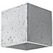 Sollux Sl. 0487 - Lampada Da Parete Quad Beton, Moderna Luce A Led Grigia Per Soggiorno, Camera Da Letto, Bagno, Corridoio, Ufficio, Base G9 - Foto miniatura 4