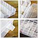 36-compartimento Crafts Box Perlina Contenitore Della Cassa Dellorganizzatore Di Immagazzinaggio Clear Box Gioielli Regolabile - Foto miniatura 2