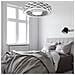 -1000757 Bianco Ventilatore Da Soffitto Wifi Senza Pale Doppio Led 36+15w Telecomando - Foto miniatura 3
