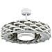 -1000757 Bianco Ventilatore Da Soffitto Wifi Senza Pale Doppio Led 36+15w Telecomando - Foto miniatura 1